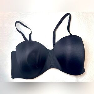 Maidenform 40DD Women's Wireless SE0015 Strapless Bra Black 3358 H